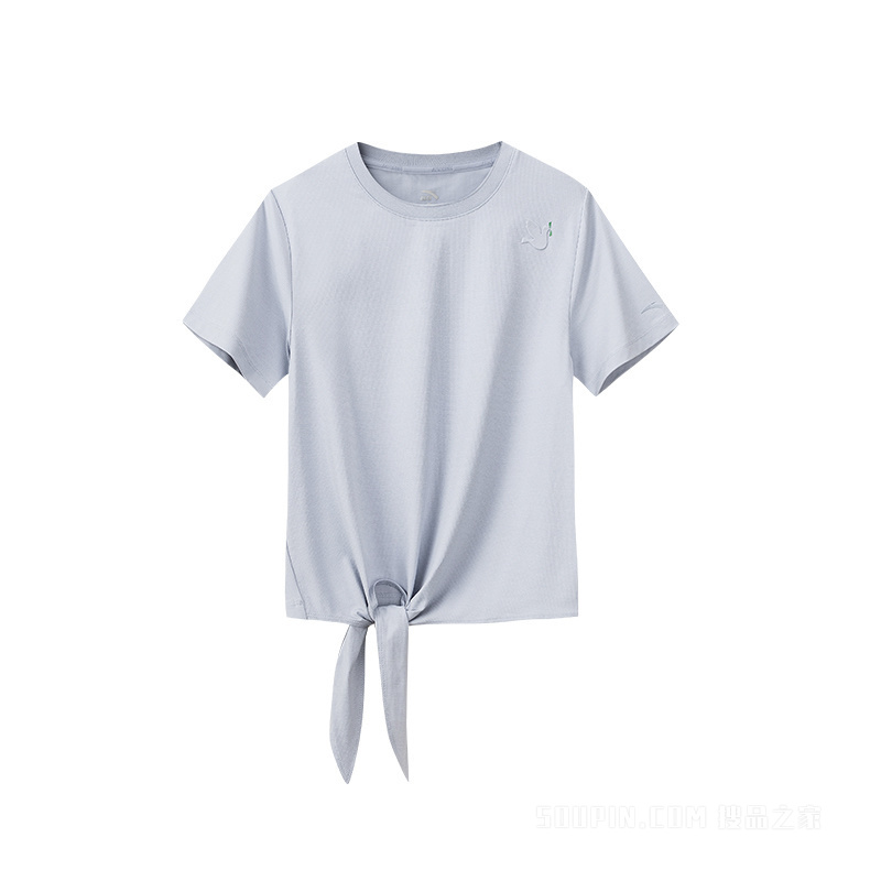 安踏生活系列ANTA ICONIC女子冰肤短袖针织衫