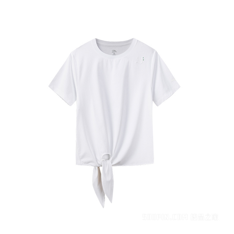 安踏生活系列ANTA ICONIC女子冰肤短袖针织衫