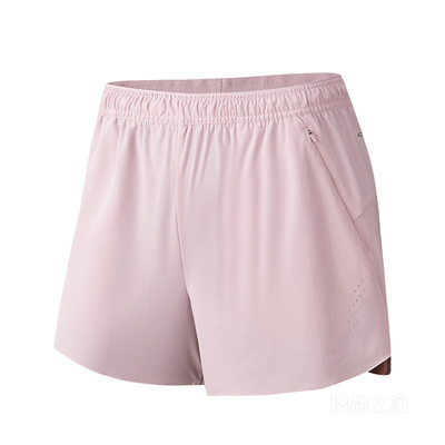 安踏竞速跑女子冰肤针织短裤