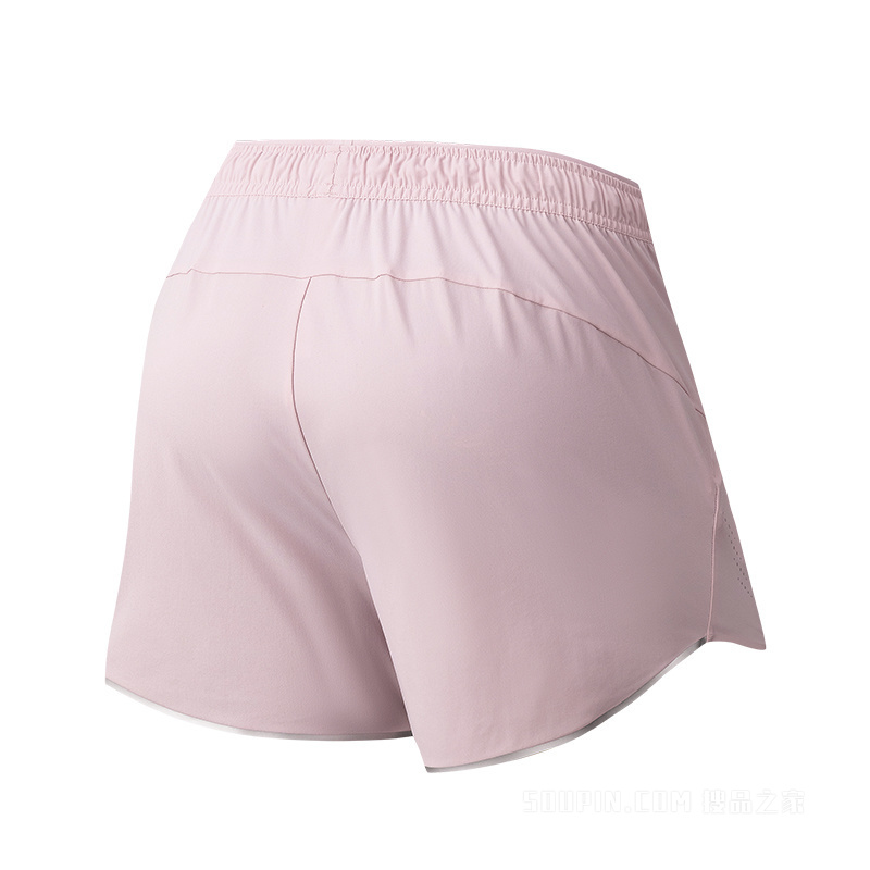 安踏竞速跑女子冰肤针织短裤