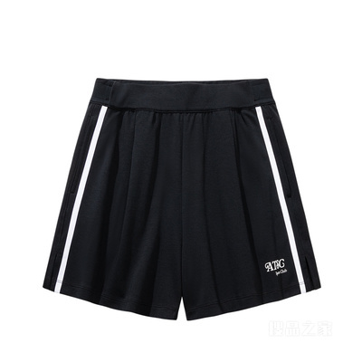 安踏运动复古女子冰肤针织短裤