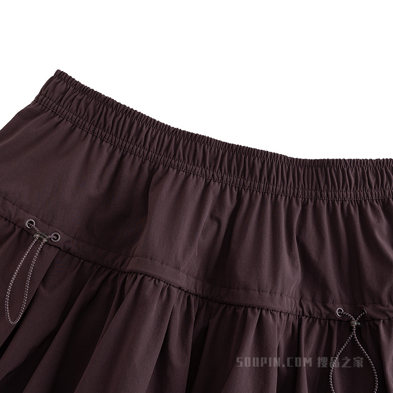 安踏运动复古女子冰肤梭织短裙