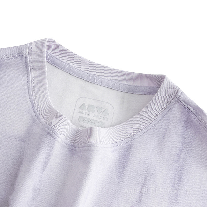 安踏滑板文化女子短袖针织衫