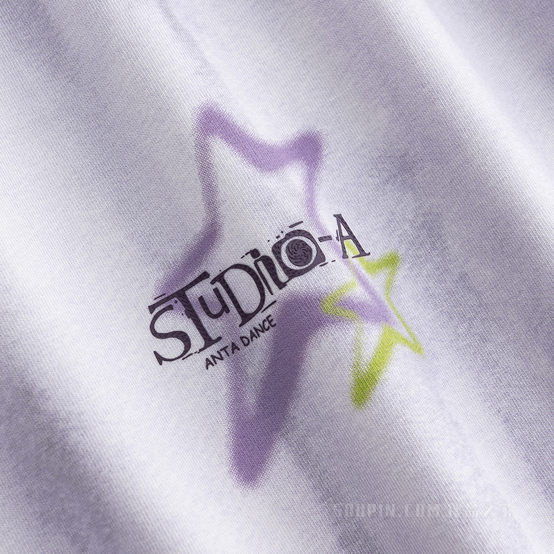 安踏滑板文化女子短袖针织衫