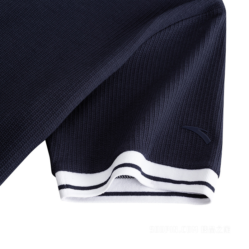 安踏生活系列ANTA ICONIC女子短袖针织衫