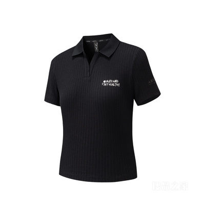 安踏滑板文化女子短袖POLO衫