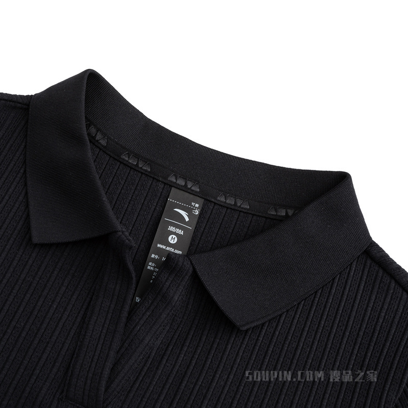 安踏滑板文化女子短袖POLO衫