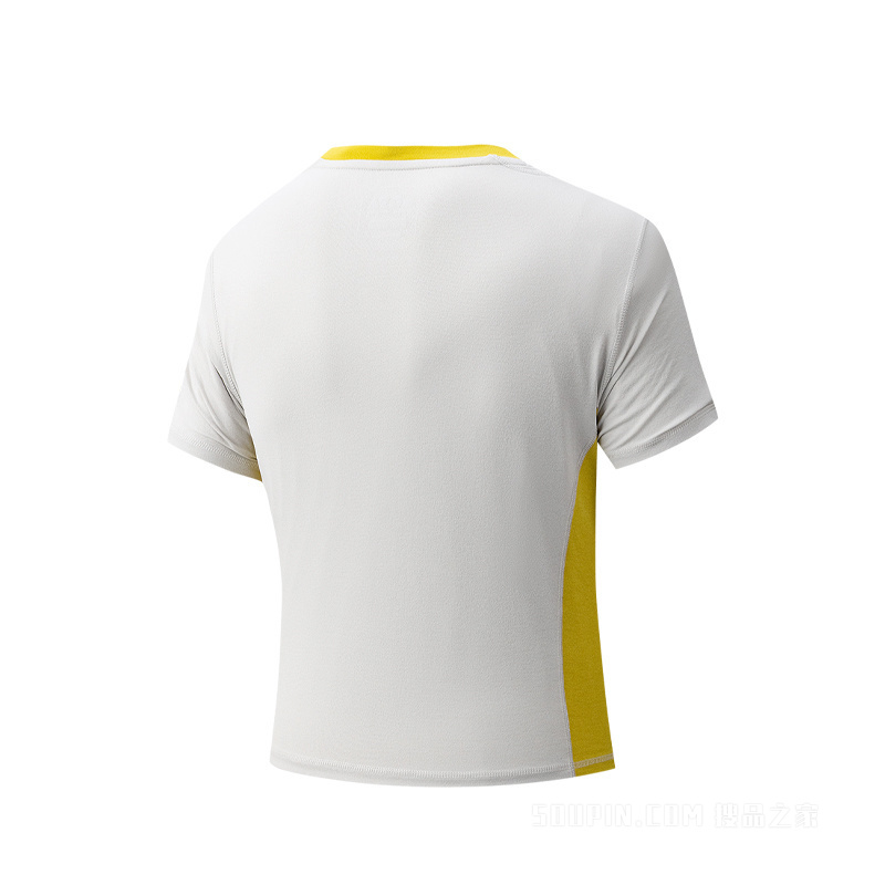 安踏滑板文化女子短袖针织衫