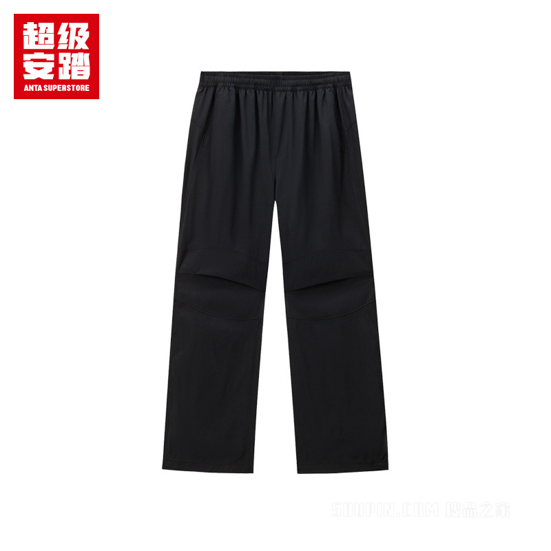 超级安踏户外系列露营女子无氟防泼水梭织运动长裤