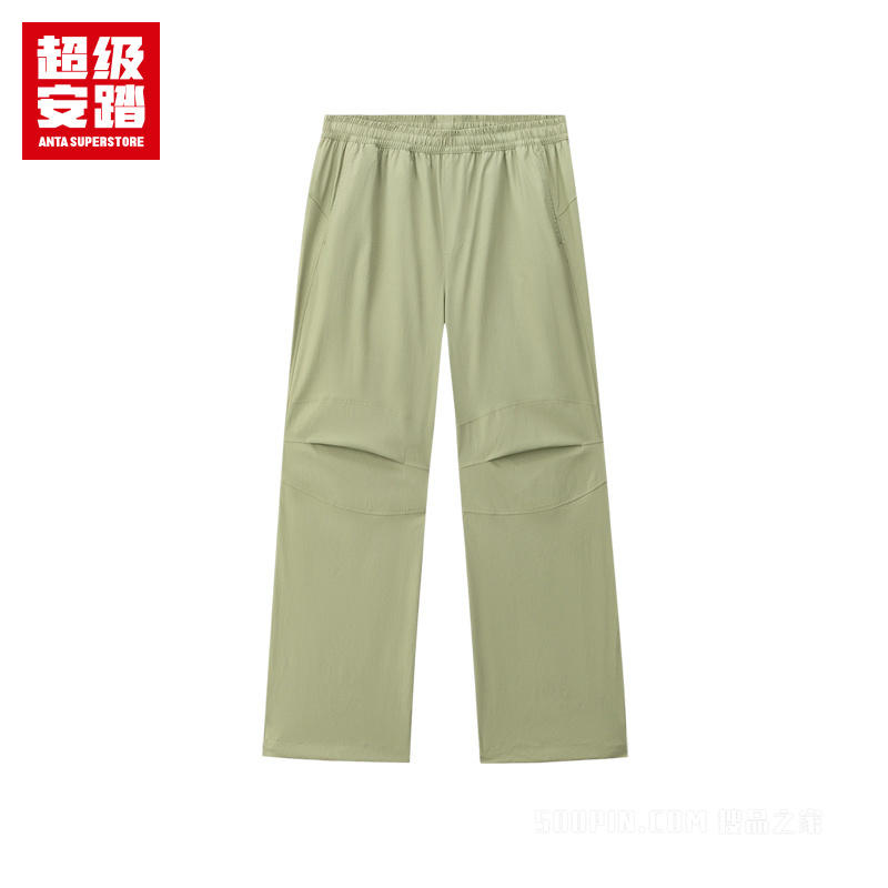 超级安踏户外系列露营女子无氟防泼水梭织运动长裤