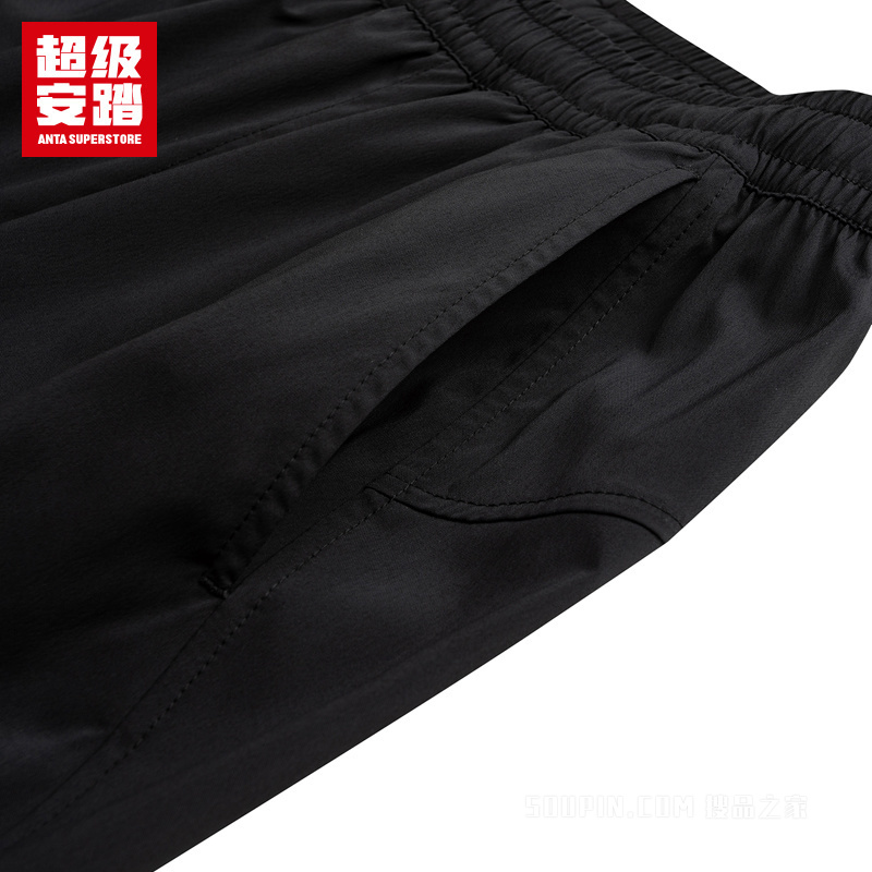 超级安踏户外系列露营女子无氟防泼水梭织运动长裤