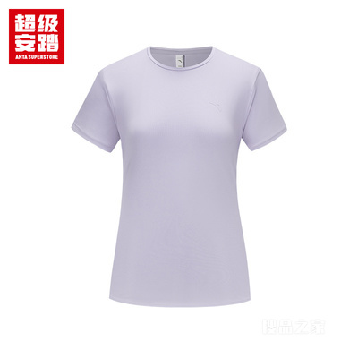 超级安踏跑步女子吸湿速干短袖针织衫