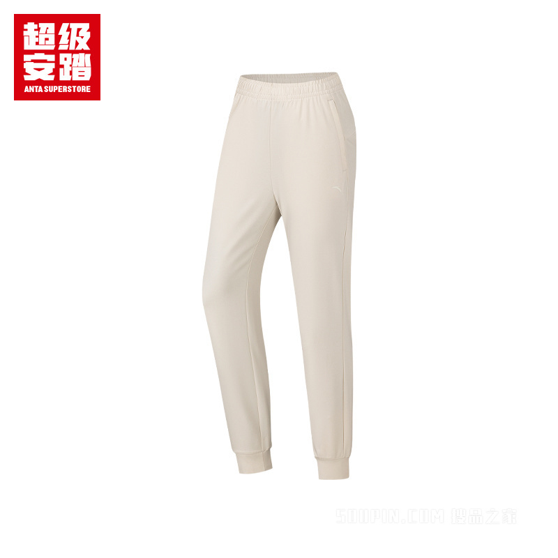 超级安踏训练女子冰肤针织运动长裤