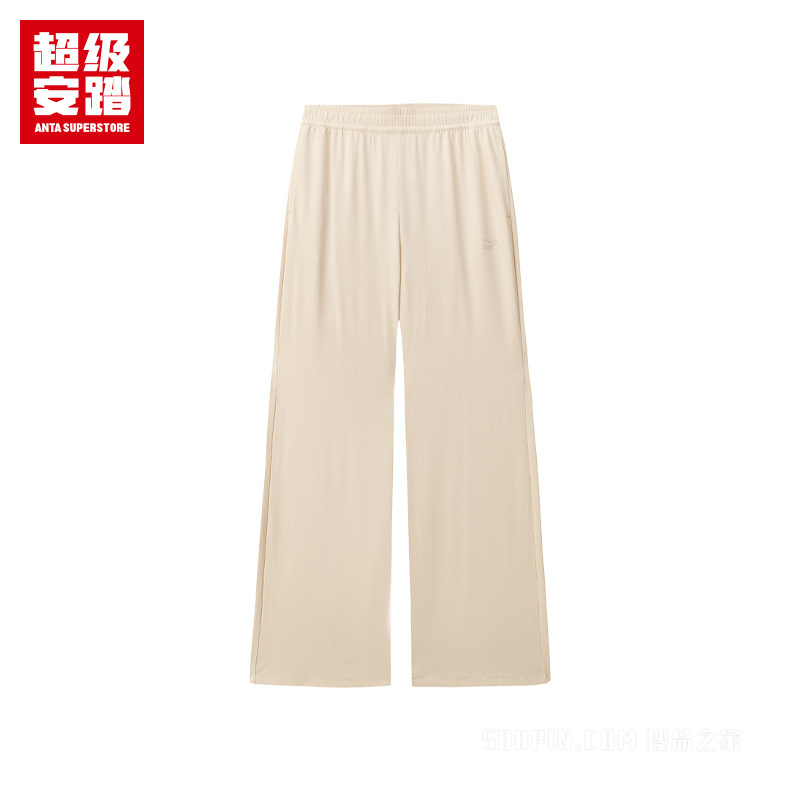 超级安踏运动经典女子冰肤针织运动长裤