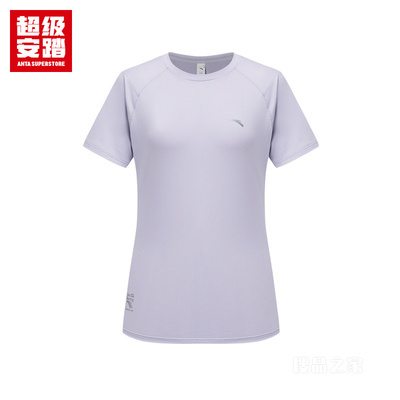 超级安踏跑步女子吸湿速干短袖针织衫