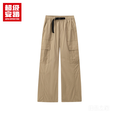 超级安踏徒步女子无氟防泼水梭织运动长裤