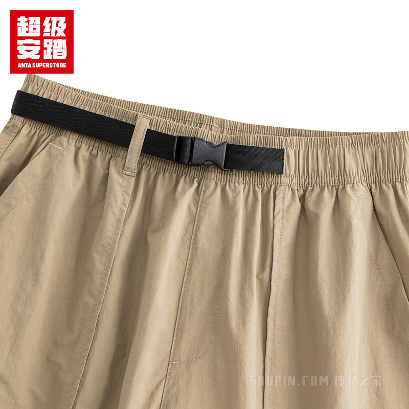 超级安踏徒步女子无氟防泼水梭织运动长裤
