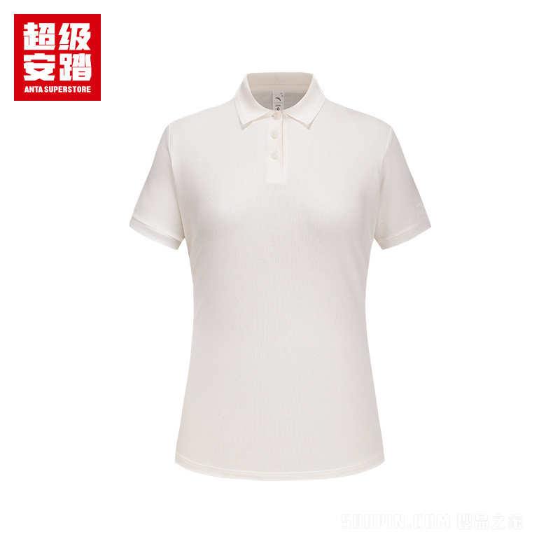 超级安踏运动经典女子短袖POLO衫