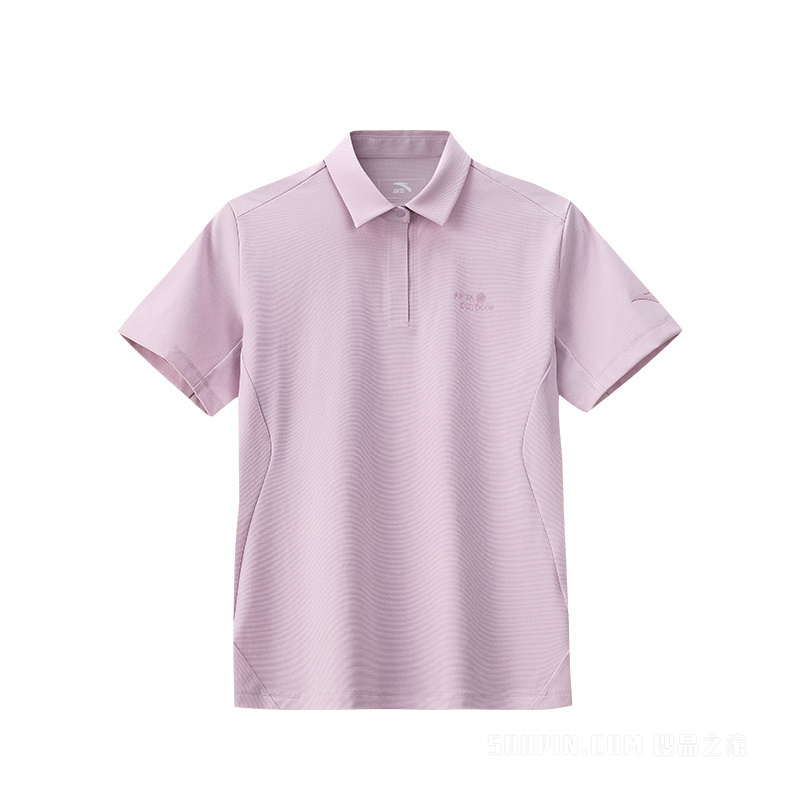 安踏×中国国家地理女子液柔冰肤短袖POLO衫