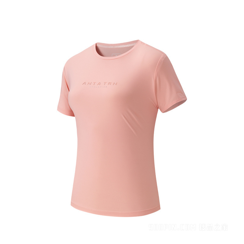 安踏冰纱TEE丨训练女子短袖针织衫