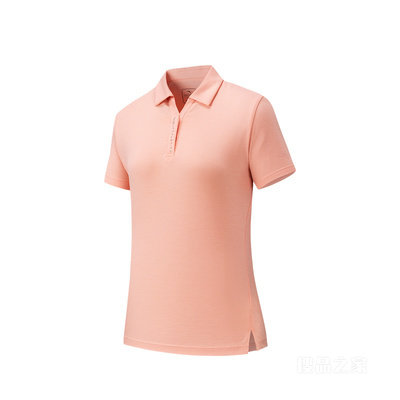 安踏训练女子液柔冰肤短袖POLO衫
