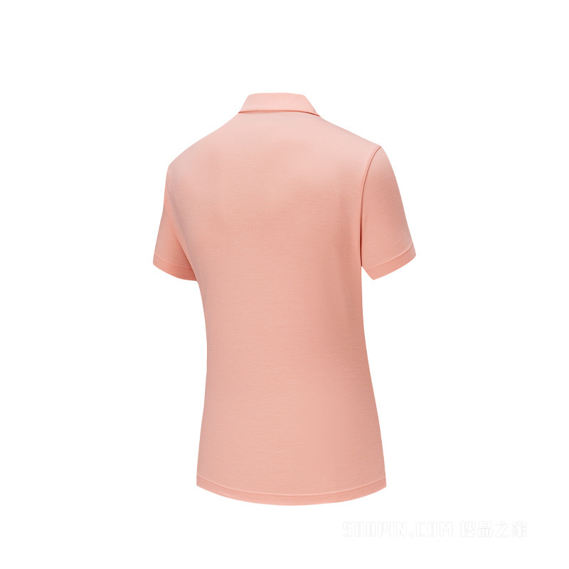 安踏训练女子液柔冰肤短袖POLO衫