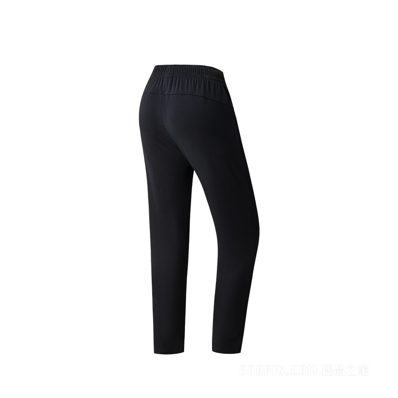 安踏训练女子液柔冰肤针织长裤