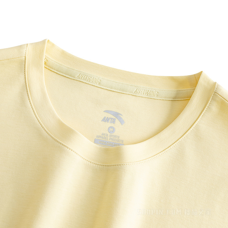 安踏生活系列ANTA ICONIC女子冰肤短袖针织衫