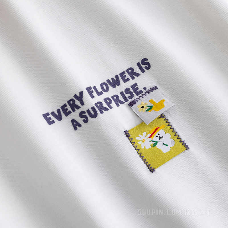 安踏×呆萌町联名女子冰肤短袖针织衫