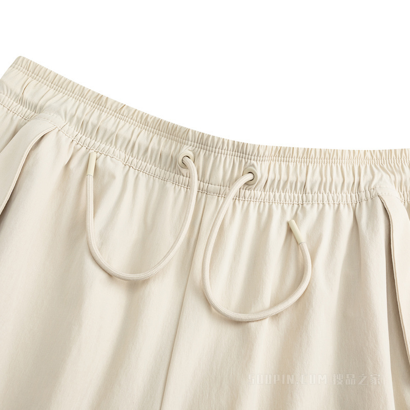 安踏裤吧女子冰肤透爽梭织运动长裤