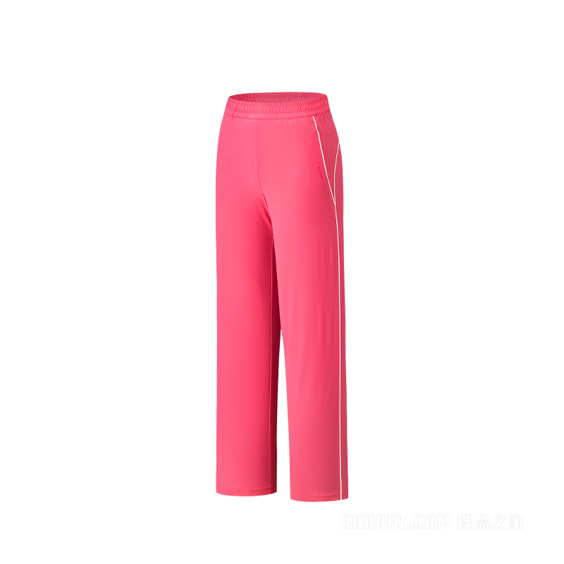安踏综训系列裤吧女子冰肤针织运动长裤