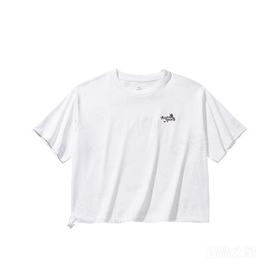 安踏生活系列运动复古女子冰肤3A抗菌短T