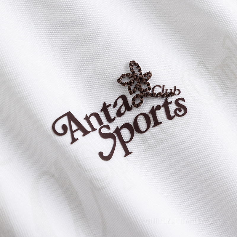 安踏生活系列运动复古女子冰肤3A抗菌短T