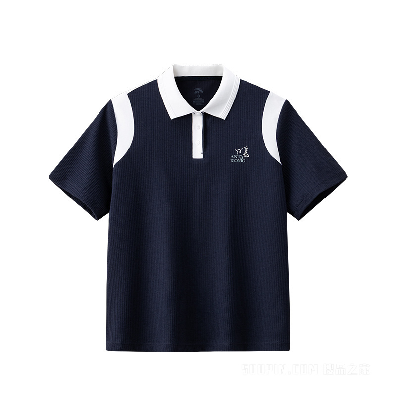 安踏生活系列ANTA ICONIC女子短袖POLO衫