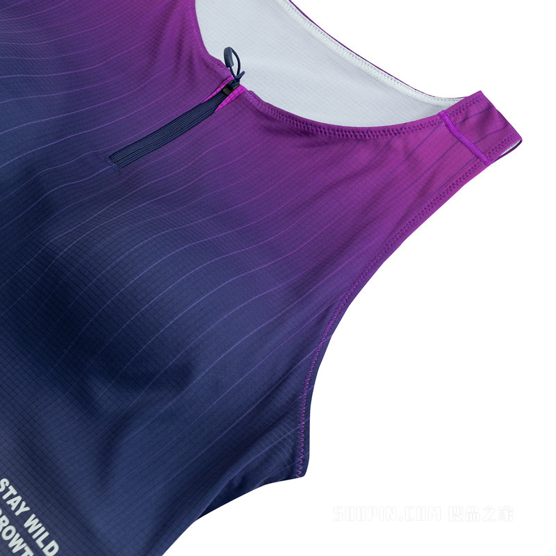 安踏冠军越野跑女子吸湿速干针织背心