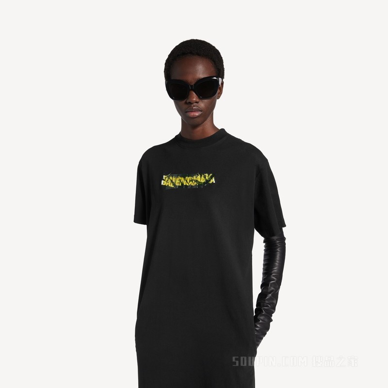 MESSY SPRAY长款连衣裙