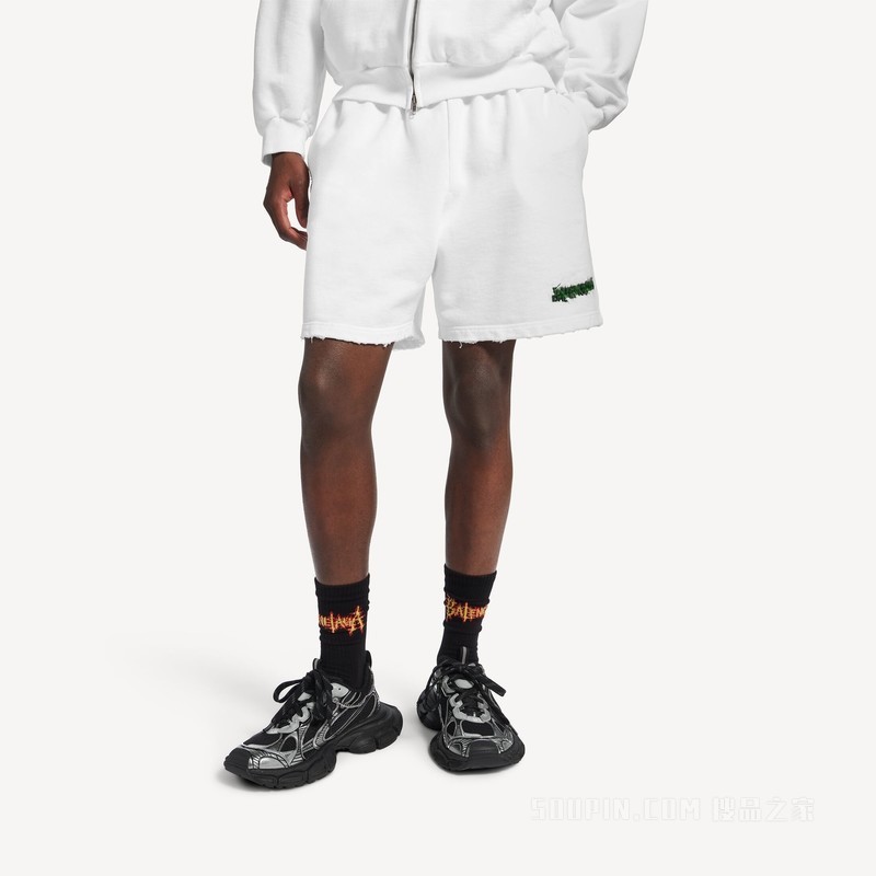 MESSY SPRAY宽松版型短裤