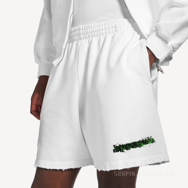 MESSY SPRAY宽松版型短裤