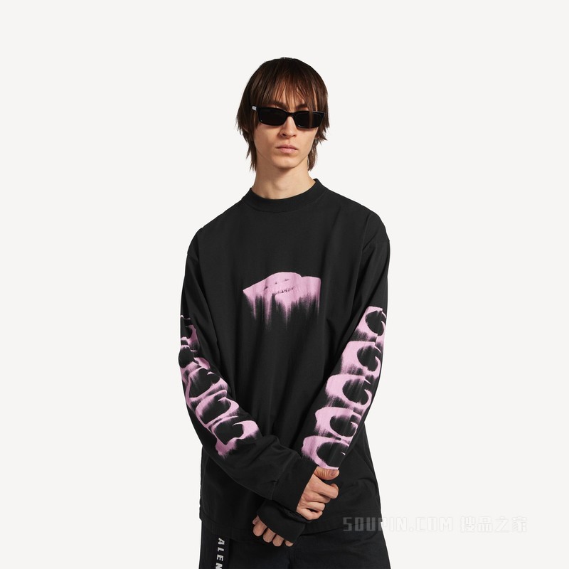 WET BRUSH中号版型长袖T恤