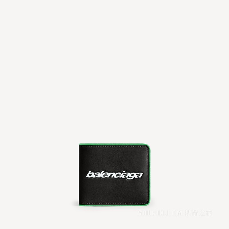 BIKER方形折叠钱包