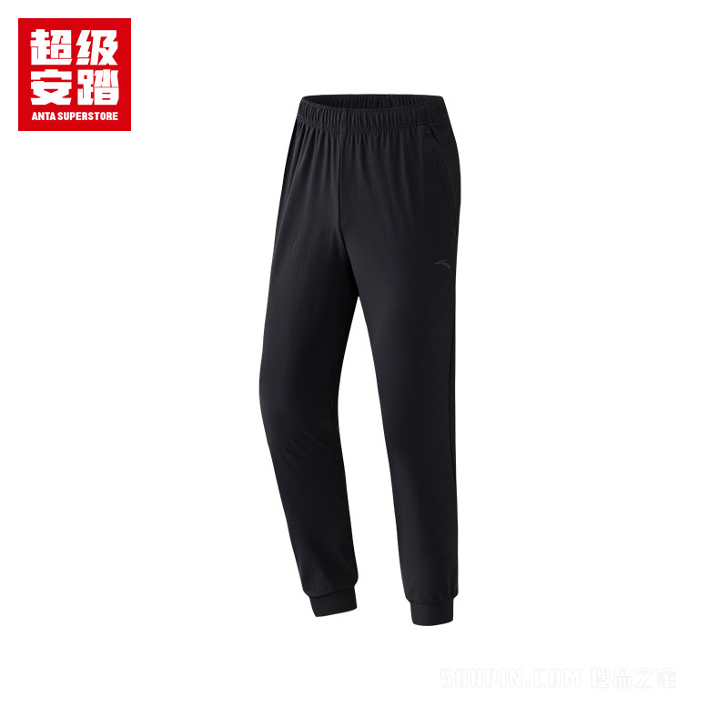超级安踏训练男子冰肤针织运动长裤