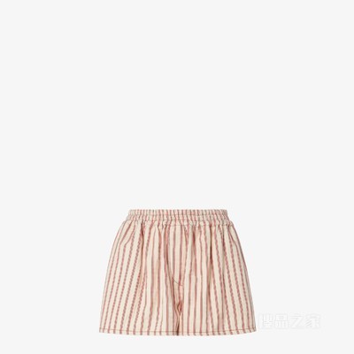 短裤 米色FF牛仔短裤