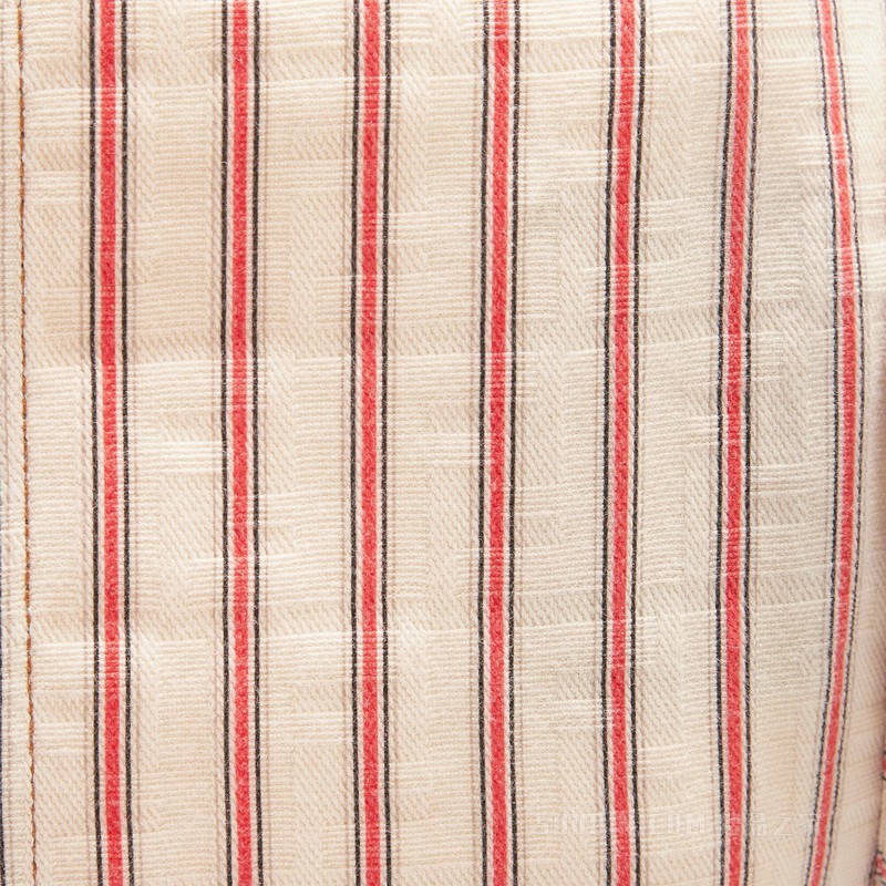 短裤 米色FF牛仔短裤