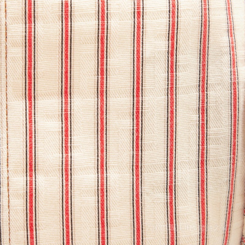 衬衫 米色FF牛仔衬衫