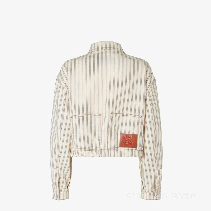 夹克 米色FF牛仔夹克