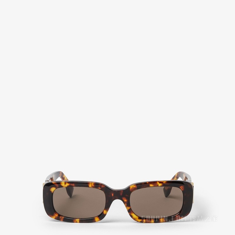 FF Diamonds 低横梁设计雪茄棕醋酸酯材料太阳镜