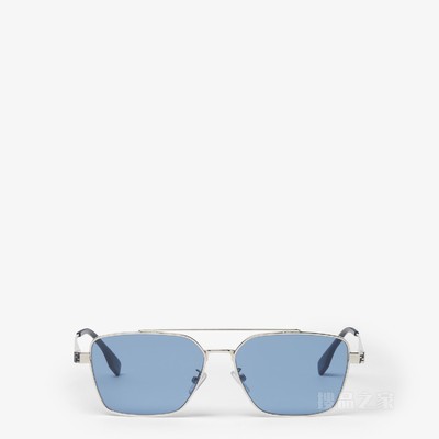 FENDI Sky 银色金属太阳镜