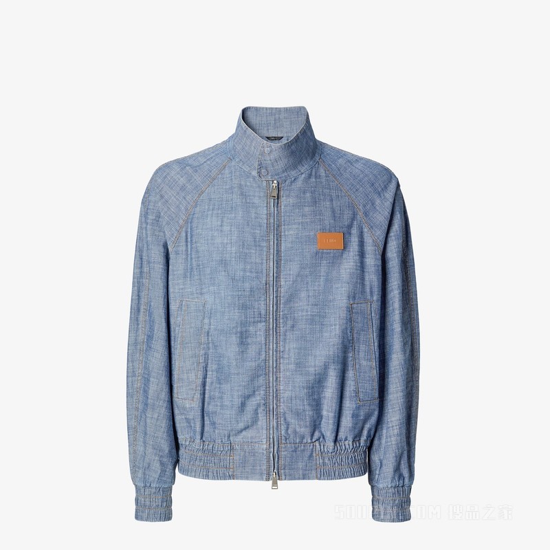 夹克衫 浅蓝色夹克衫