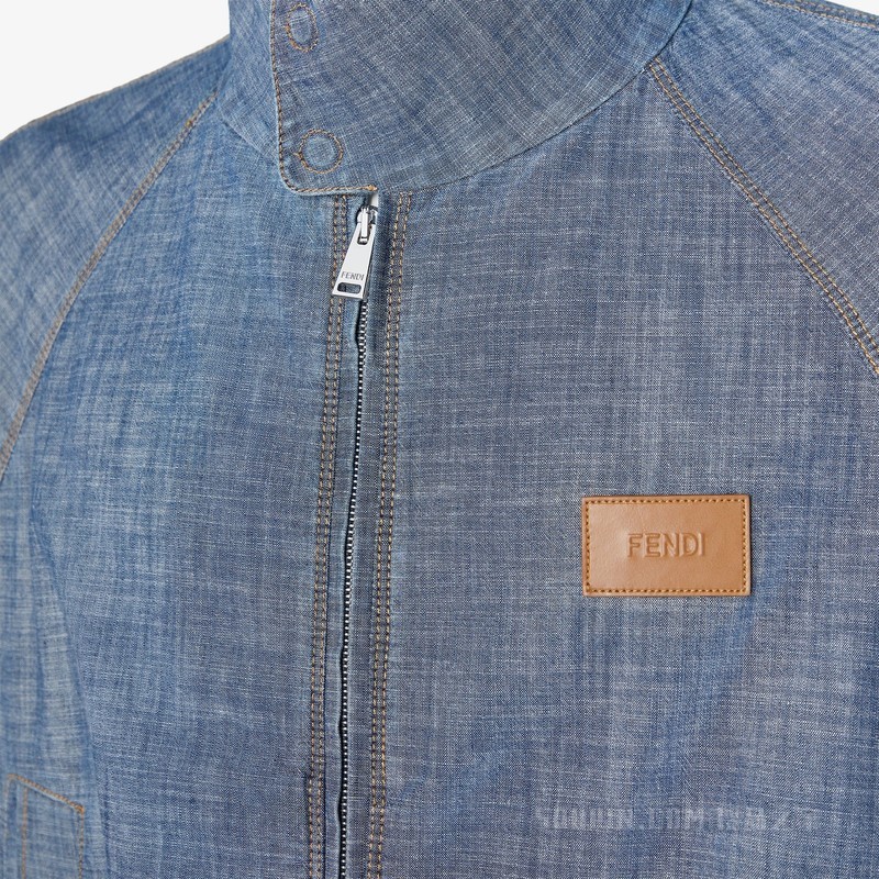 夹克衫 浅蓝色夹克衫