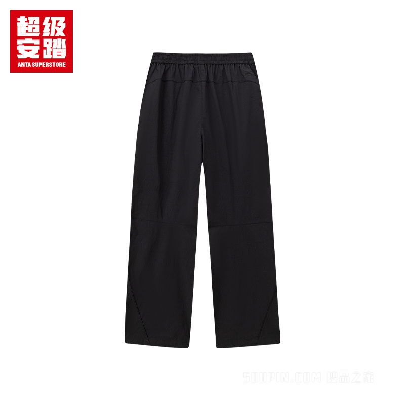 超级安踏潮流文化男子无氟防泼水梭织休闲长裤